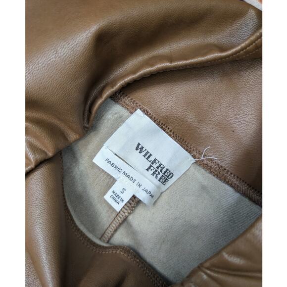Wilfred Free Faux Leather Daria Pants Size S - Picture 3 of 8